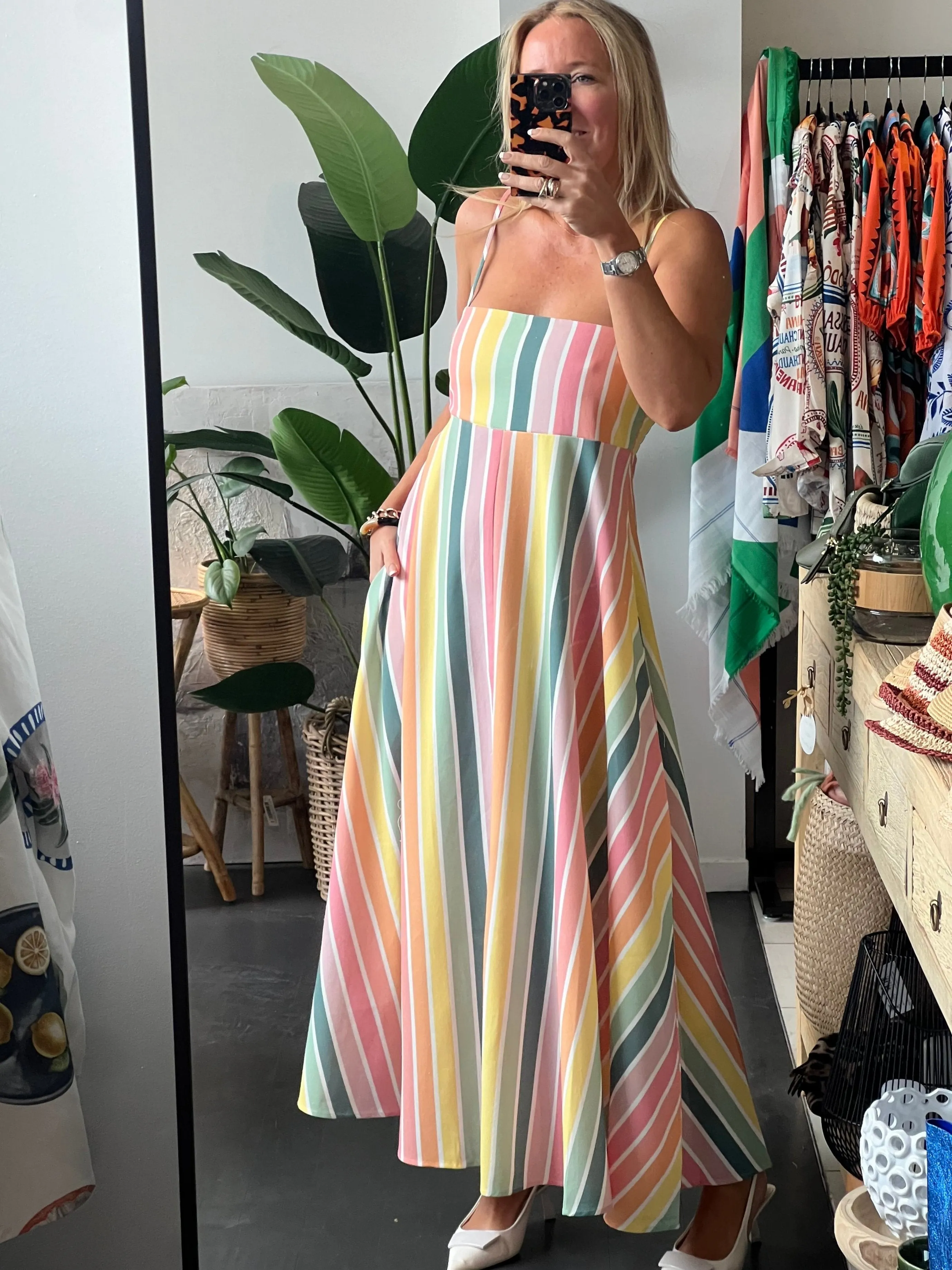 Rainbow Maxi Dress