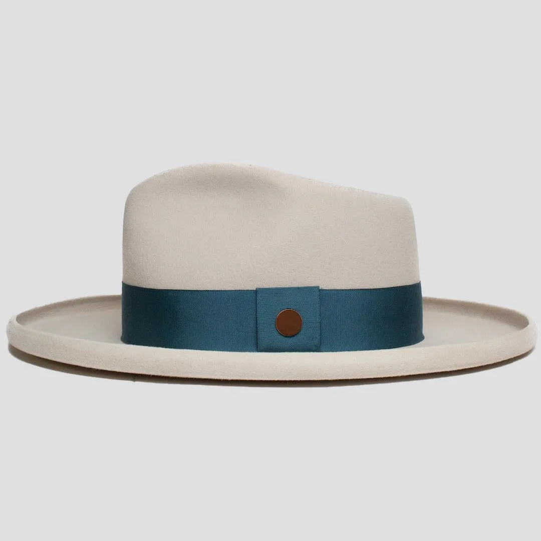 Refined Wide Brim Felt Fedora