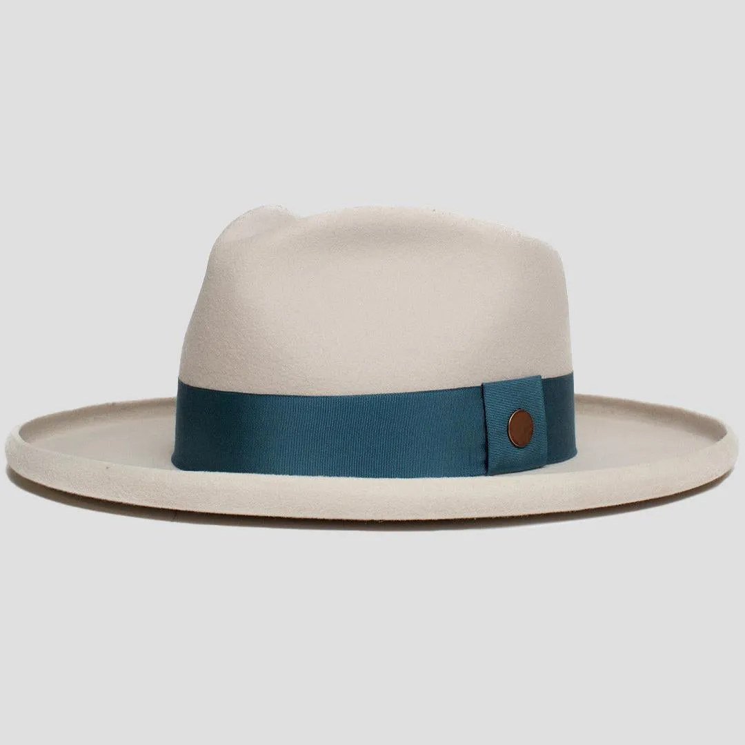 Refined Wide Brim Felt Fedora