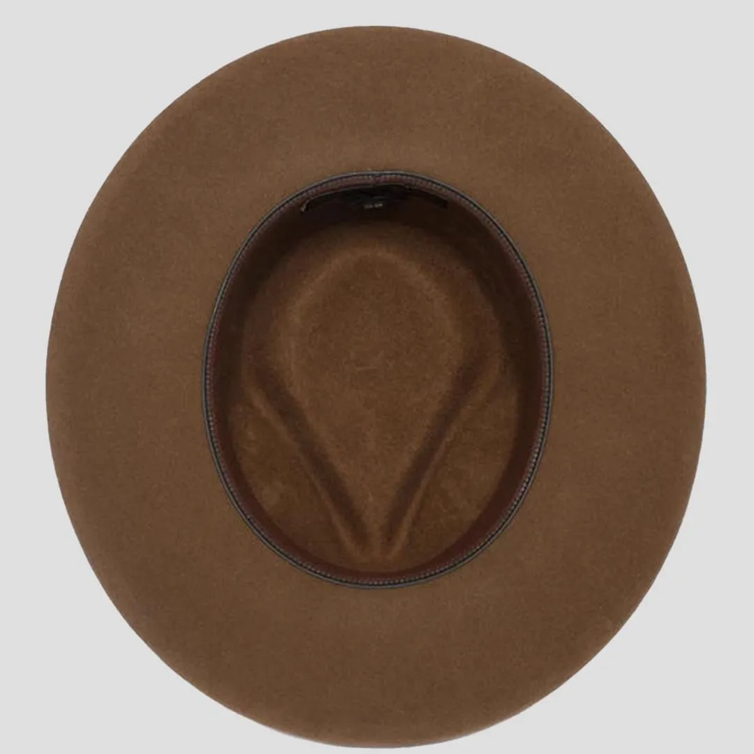 Refined Wide Brim Felt Fedora