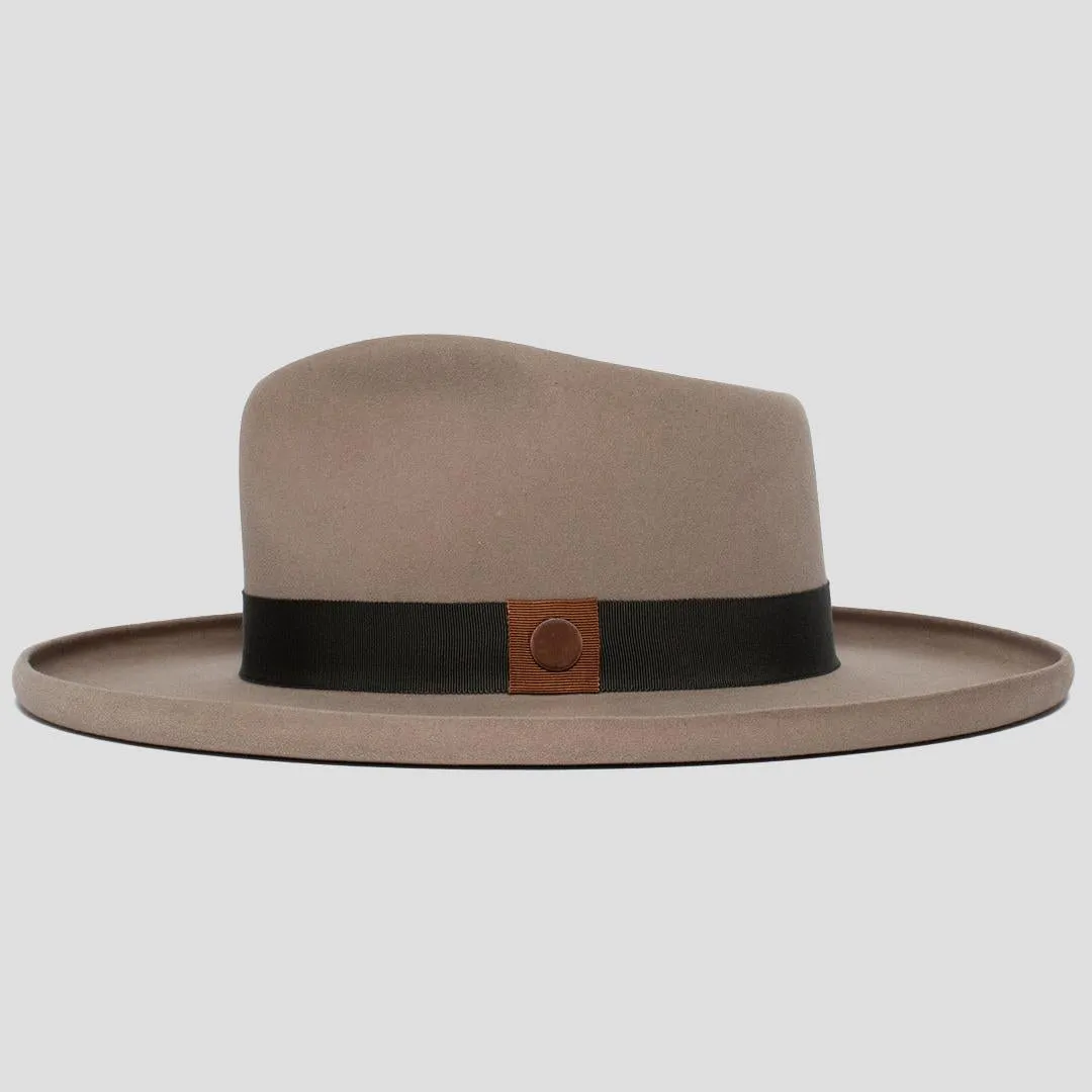 Refined Wide Brim Felt Fedora