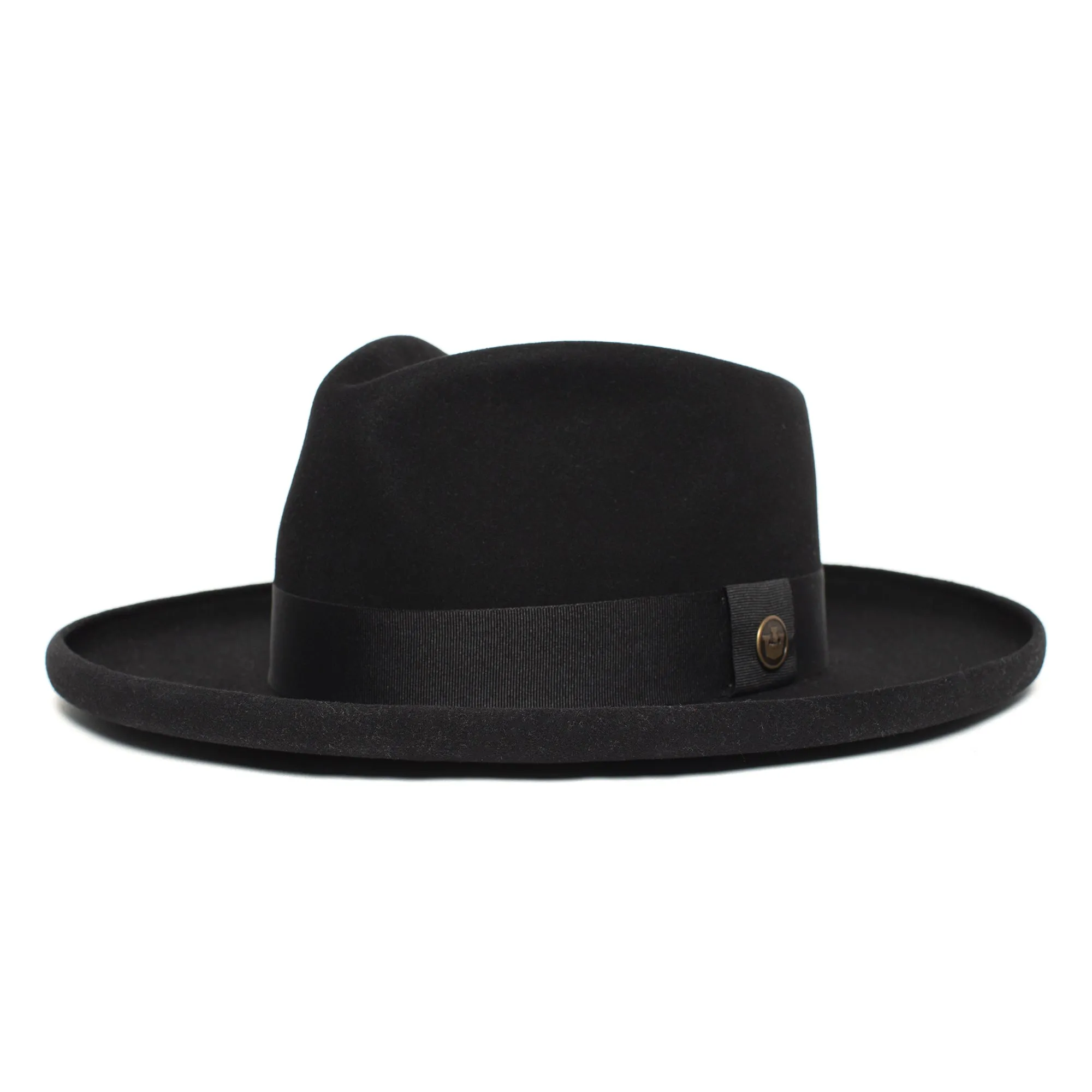 Refined Wide Brim Felt Fedora