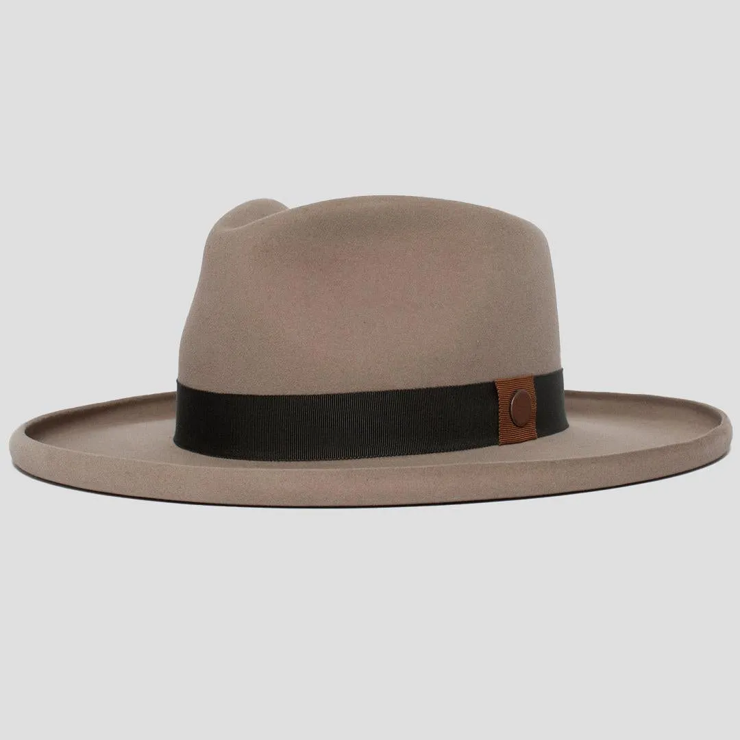 Refined Wide Brim Felt Fedora