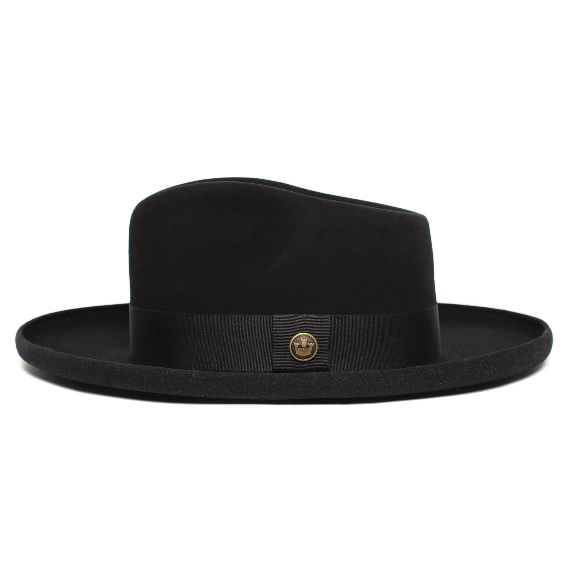 Refined Wide Brim Felt Fedora