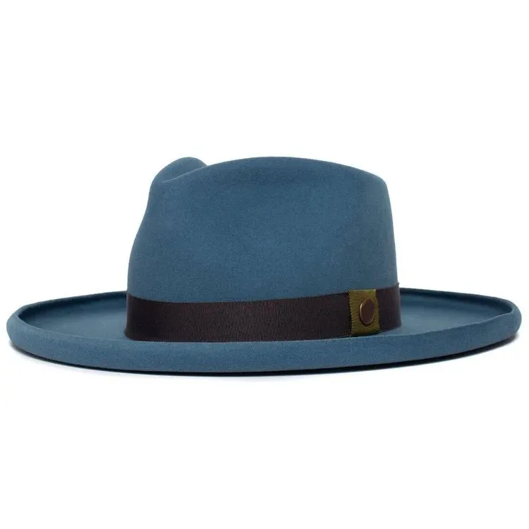 Refined Wide Brim Felt Fedora