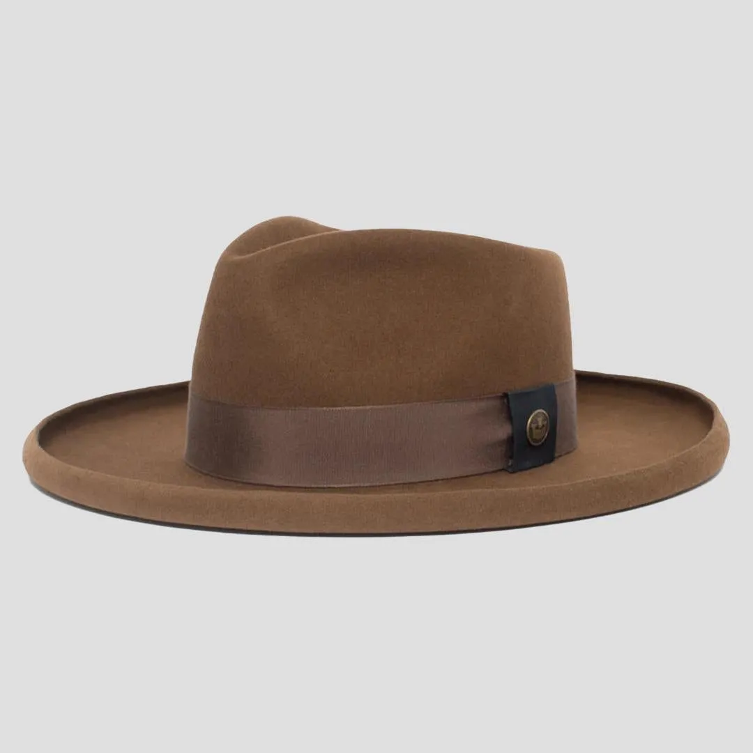 Refined Wide Brim Felt Fedora