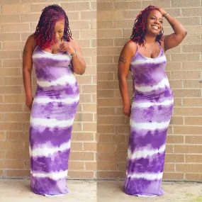 ROYALE - Tie Dye Maxi Dress