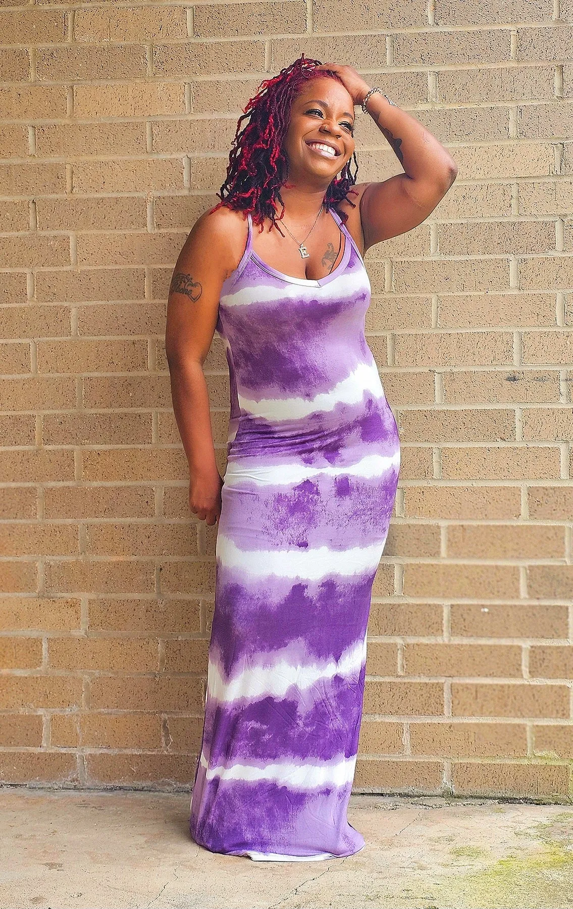 ROYALE - Tie Dye Maxi Dress