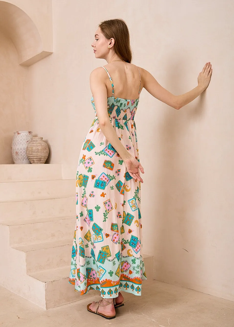 Sacred Heart Fortune Maxi  Dress