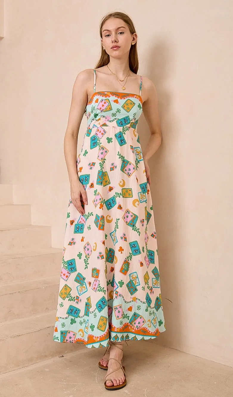 Sacred Heart Fortune Maxi  Dress