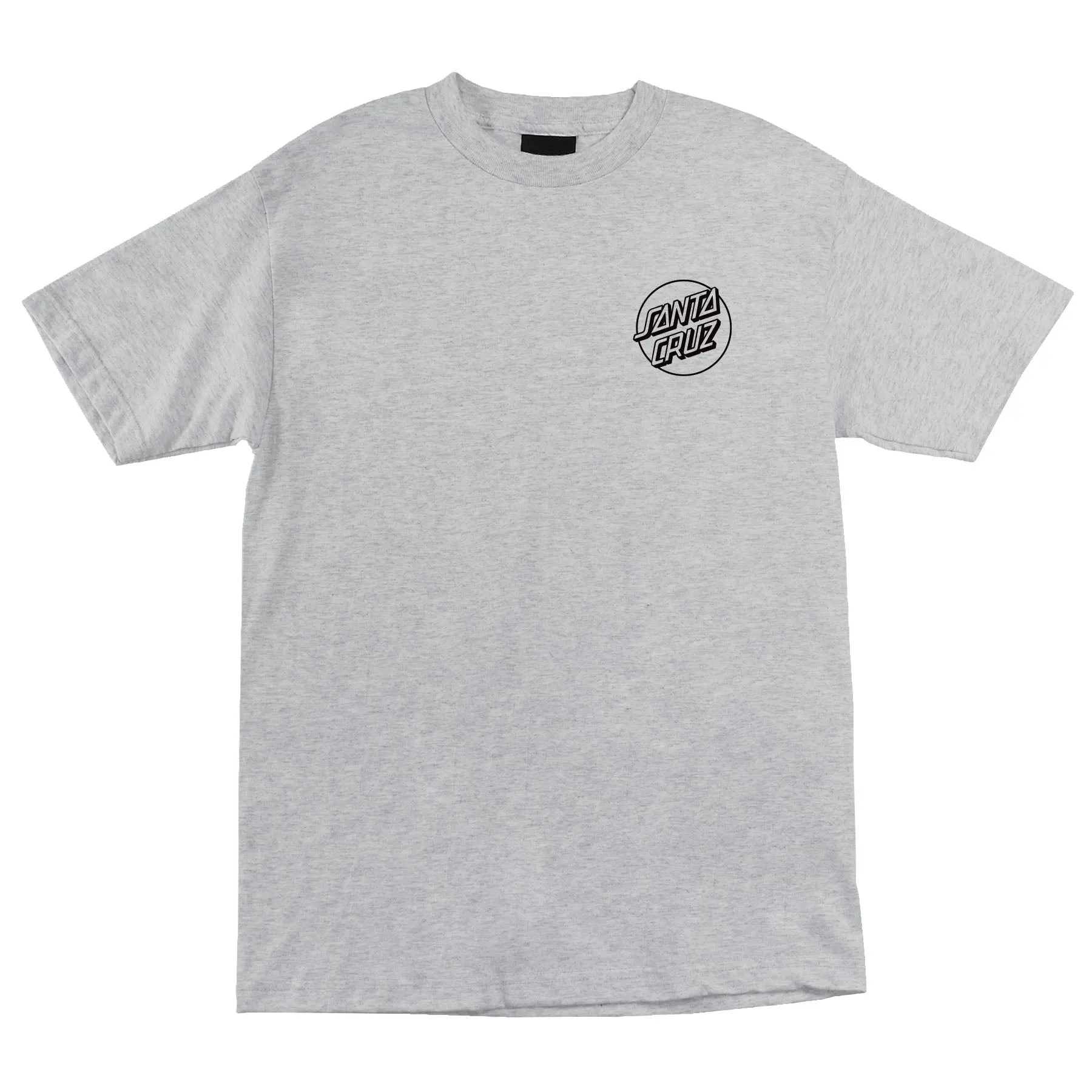 SANTA CRUZ OPUS DOT T-SHIRT HEATHER GREY/BLACK