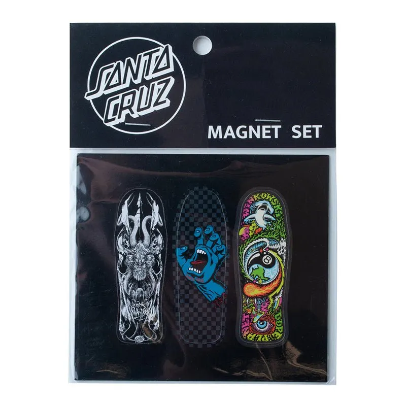 Santa Cruz Skateboards Deck Series 1 Magnet Set Unisex