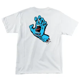 SANTA CRUZ T-SHIRT SCREAMING HAND WHITE