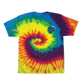 Santa Cruz Wave Dot Short Sleeve Youth T-Shirt - Reactive Rainbow