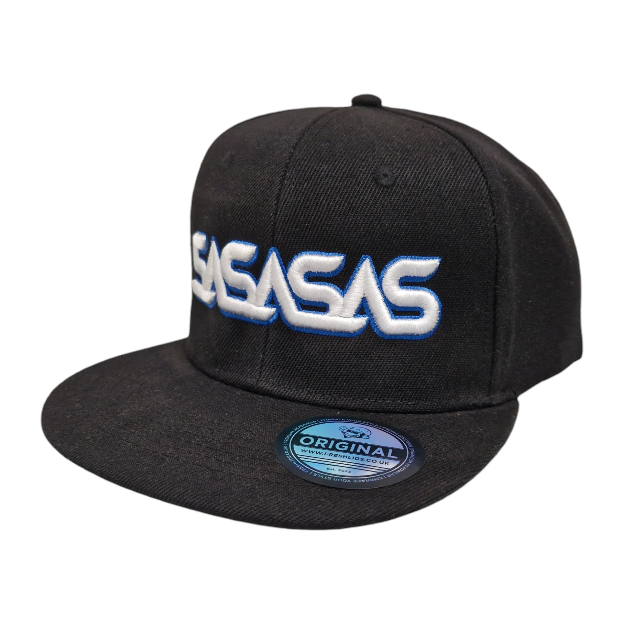 SaSaSaS 3D Snapback - White/Blue