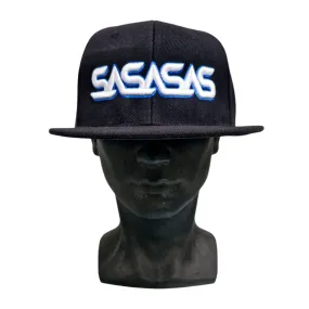 SaSaSaS 3D Snapback - White/Blue