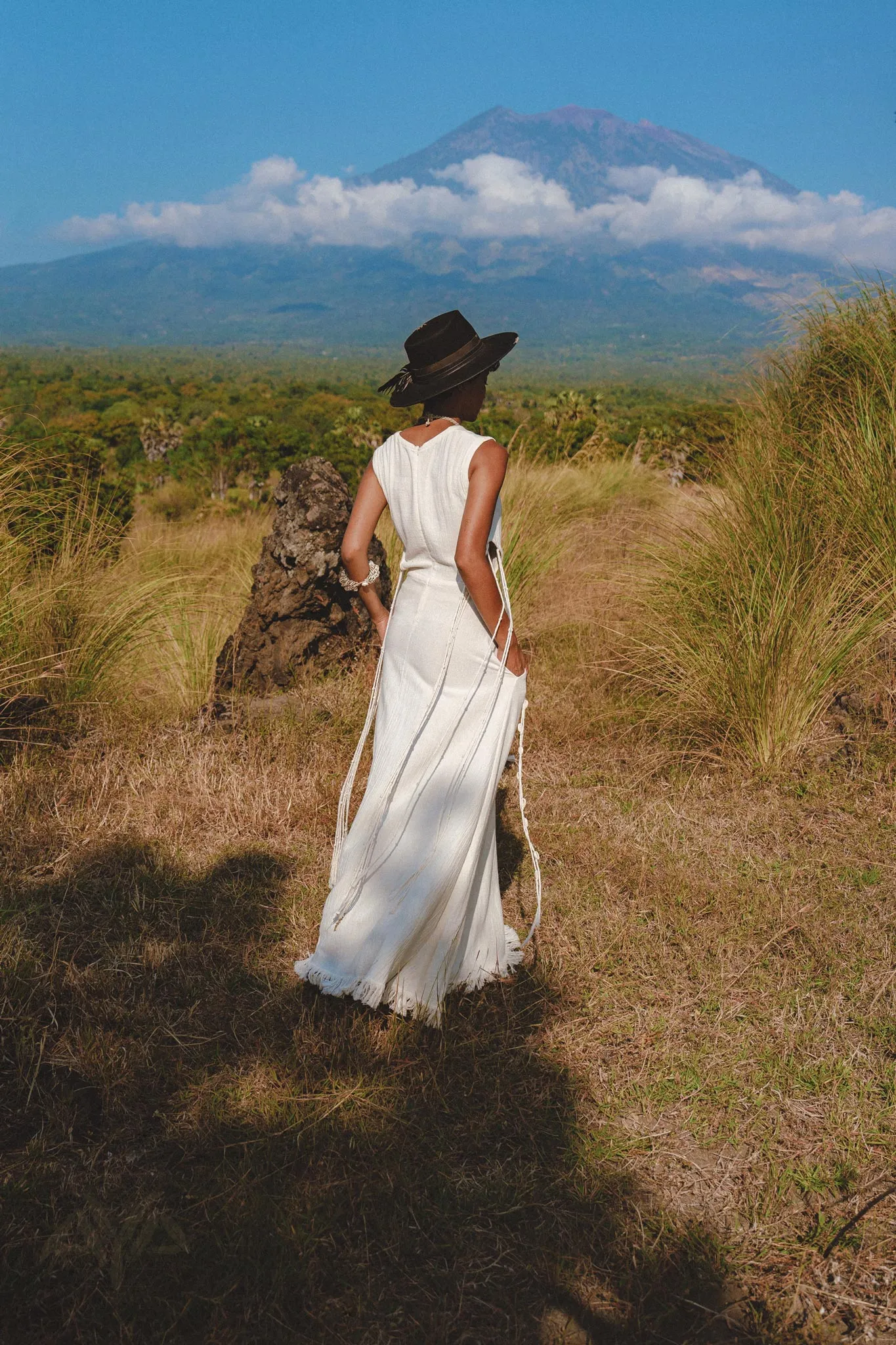 Selkie Dress Off White • Open Sides Macrame Dress • Boho Minimalist Dress