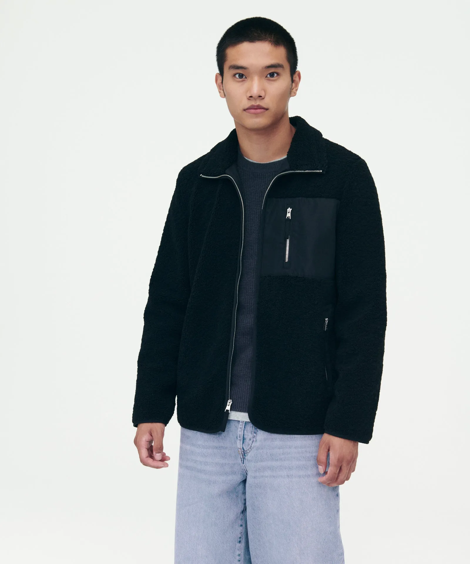 Sherpa Zip Up Jacket