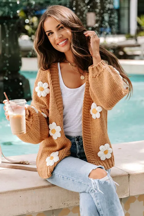 Simple Love Daisy Oversized Knit Cardigan - 5 Colors