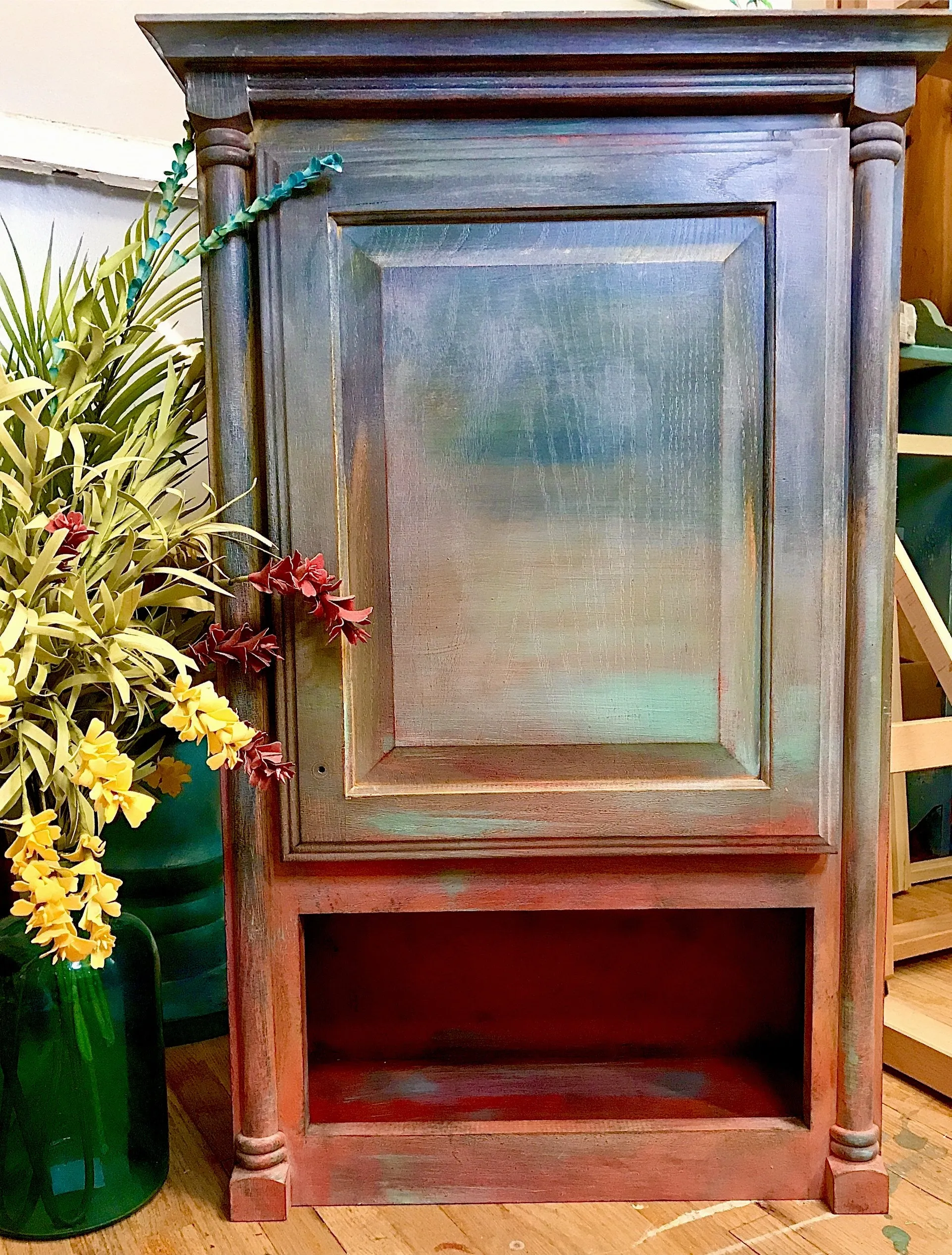 SOLD - "Obsessed" Cabinet (hangs on wall)