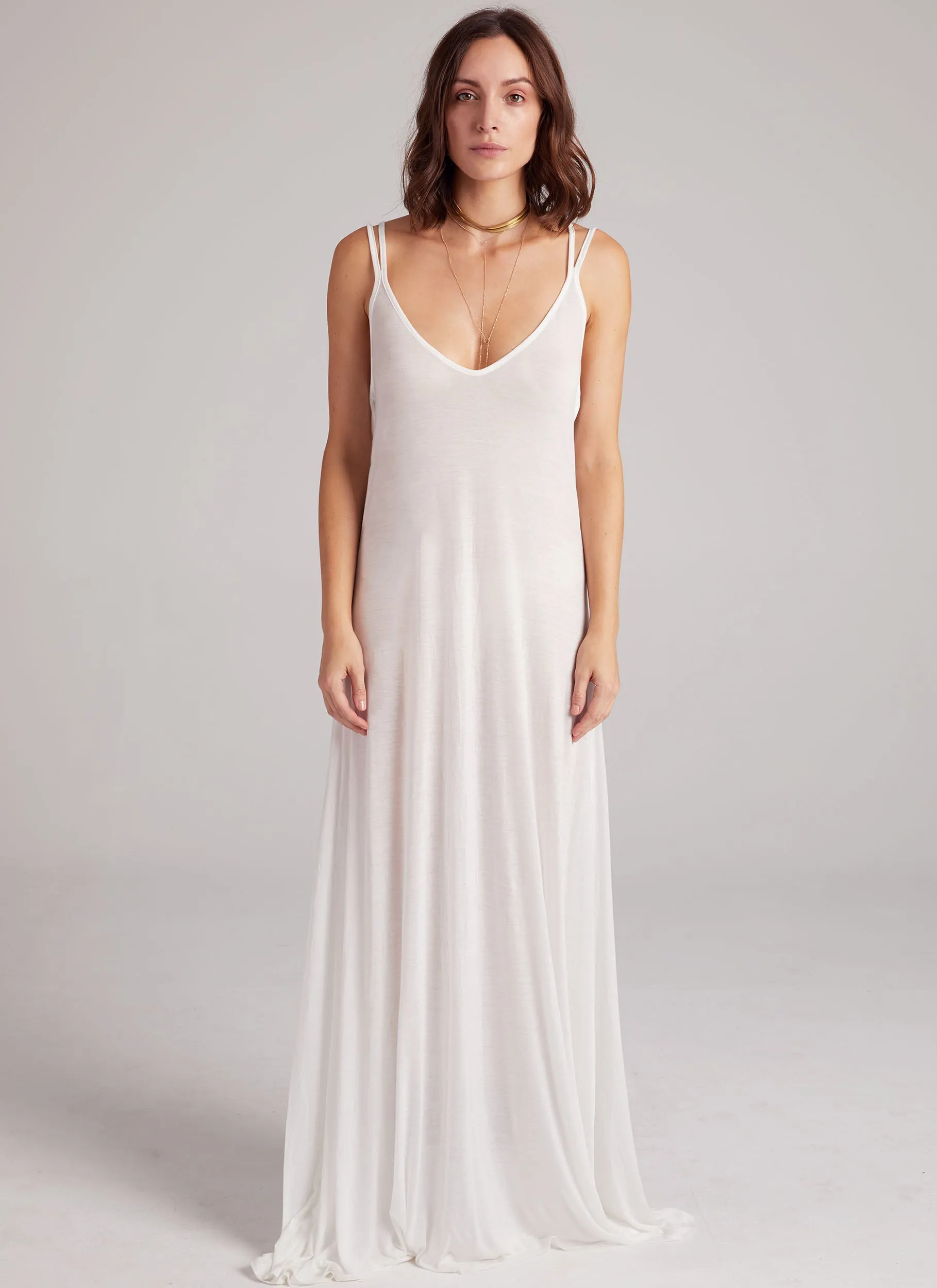 Strapz Maxi Dress, SHEER Jersey