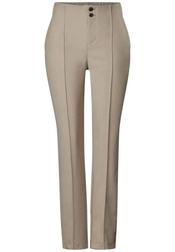 Street One Techno Stretch Chino trousers 30" in Navy or Sand  377451