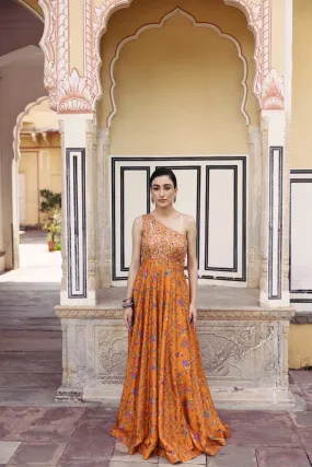 Tangerine Maxi Dress