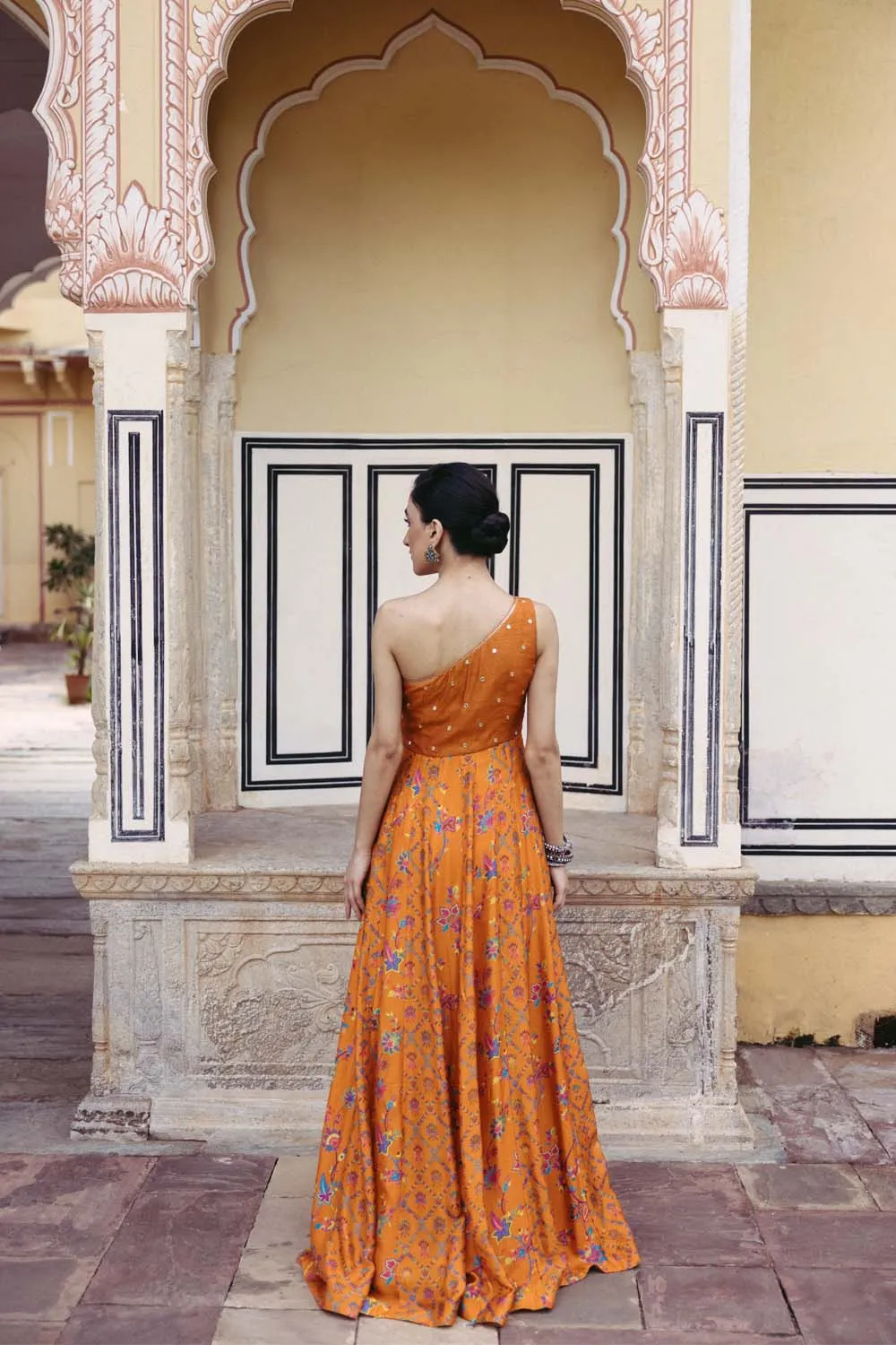 Tangerine Maxi Dress