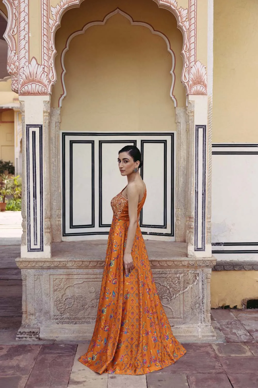 Tangerine Maxi Dress