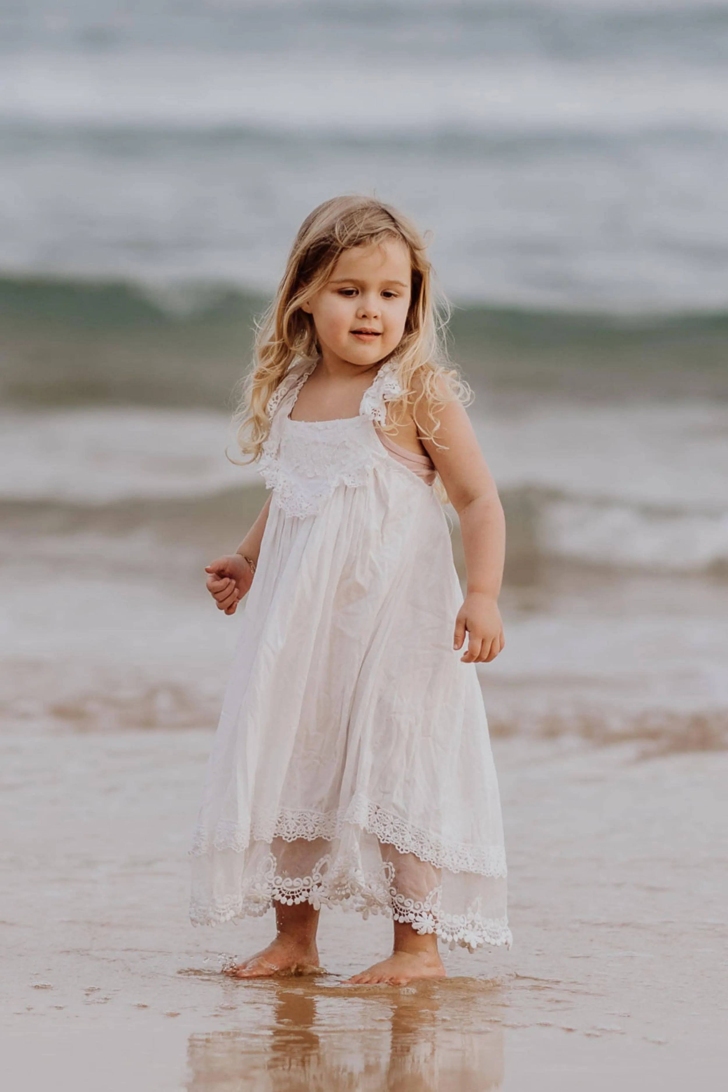 Tea Princess Chloe Flower Girl Dress - Holy Communion Dress