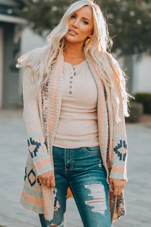 Thinking Of You Boho Knit Cardigan