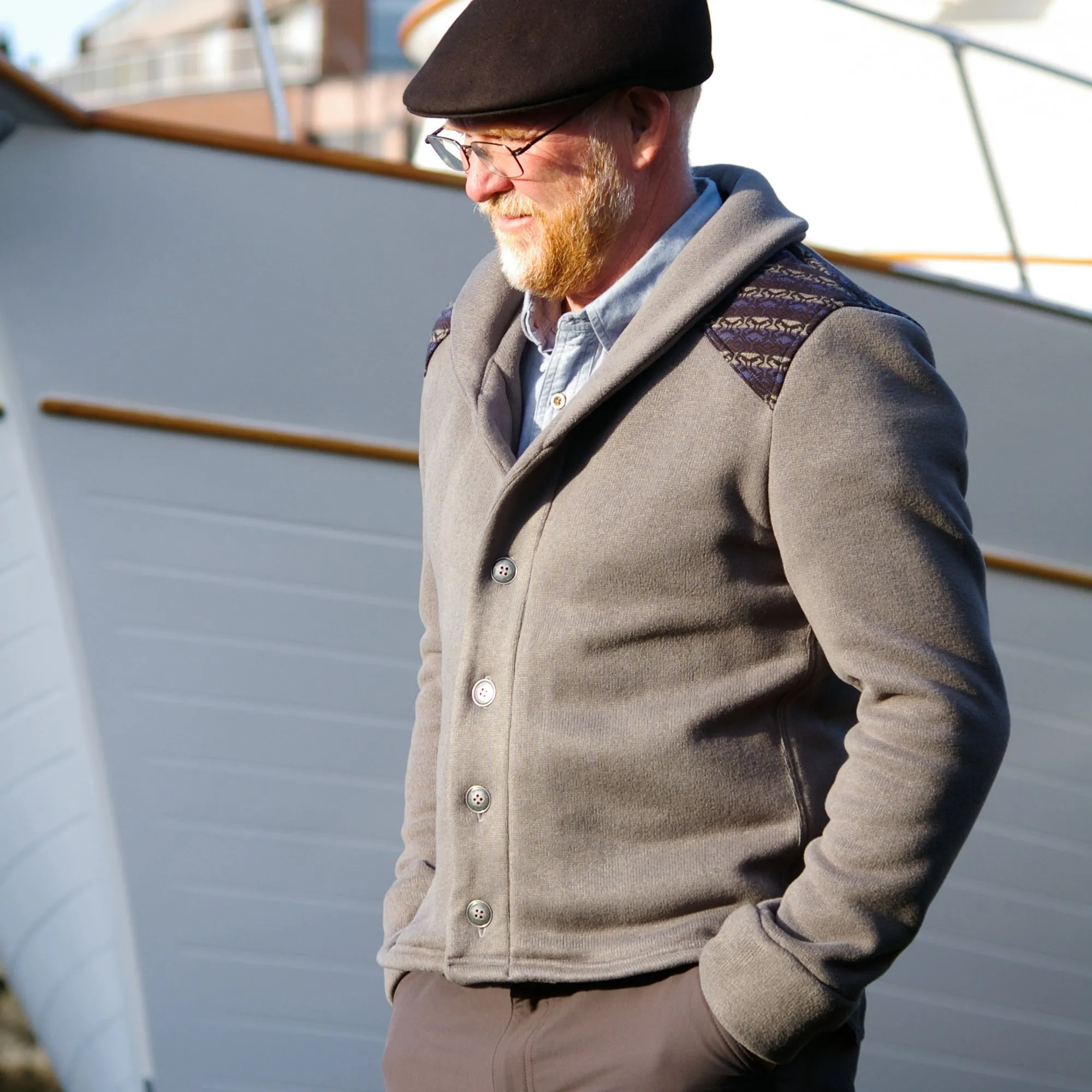 Thread Theory Men's Newcastle Cardigan PDF Pattern