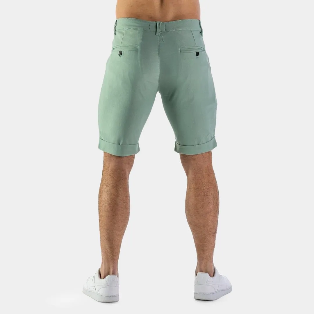 Ultra-Stretch 9” Chino Shorts - Green