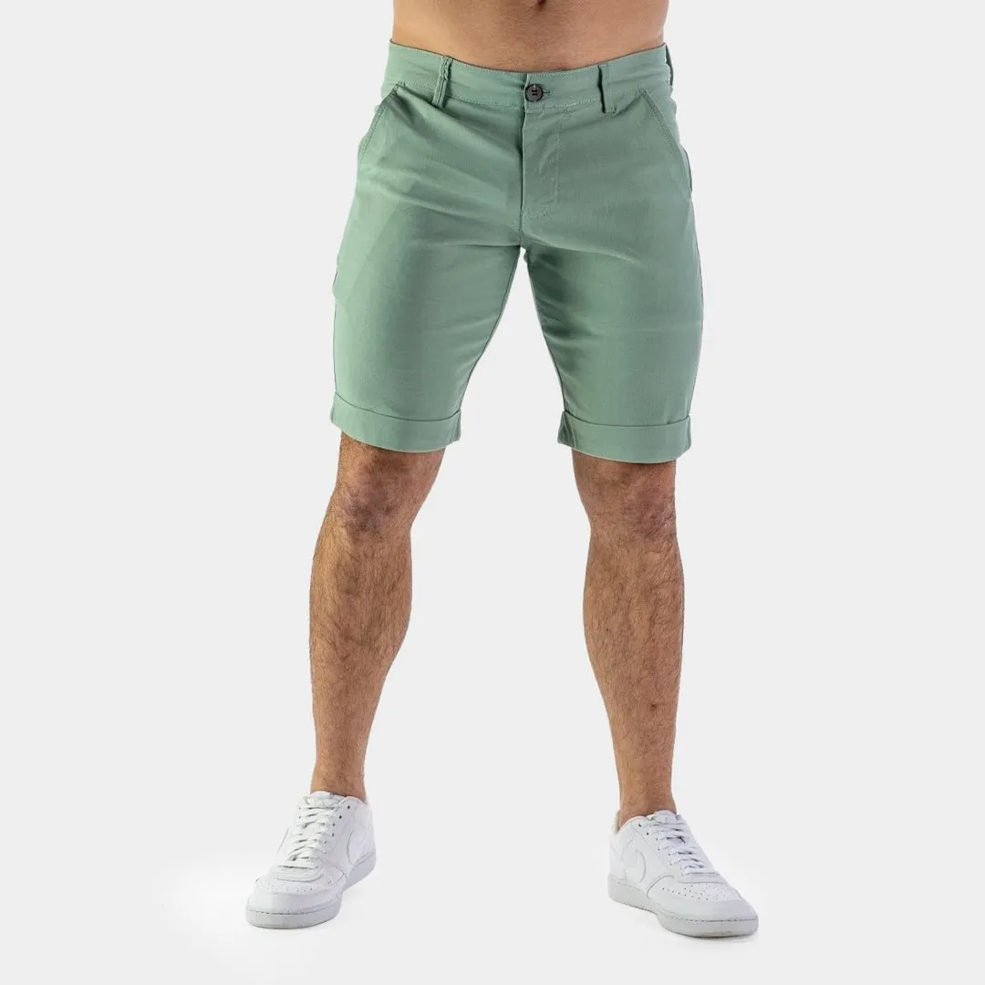 Ultra-Stretch 9” Chino Shorts - Green