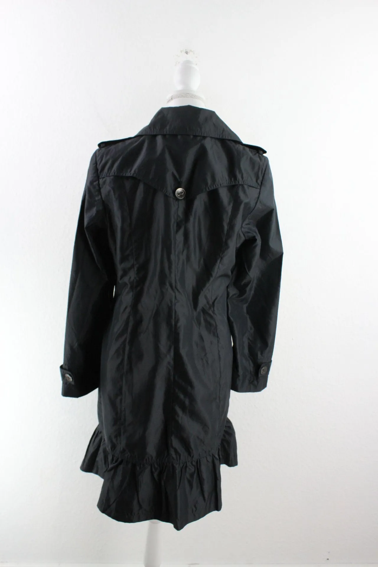 Vintage Black Calvin Klein Coat (M)