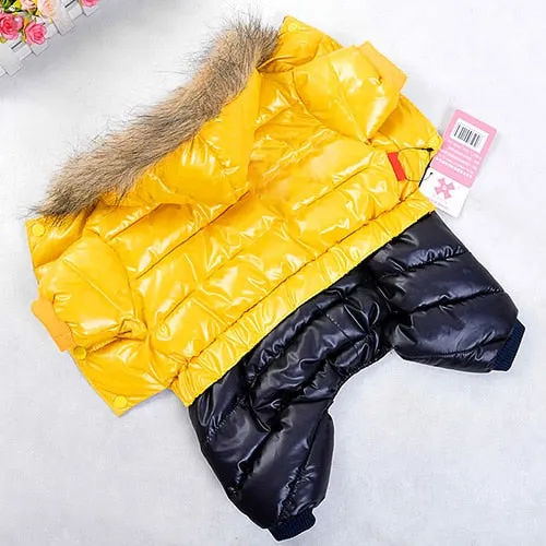 Winter Pet Dog Clothes Thicken Warm Jacket For Small Large Dogs Waterproof Puppy Pet Coat Chihuahua Pug French Bulldog Clothing