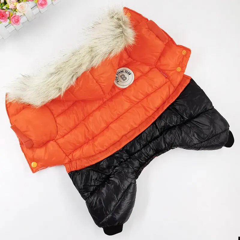 Winter Pet Dog Clothes Thicken Warm Jacket For Small Large Dogs Waterproof Puppy Pet Coat Chihuahua Pug French Bulldog Clothing