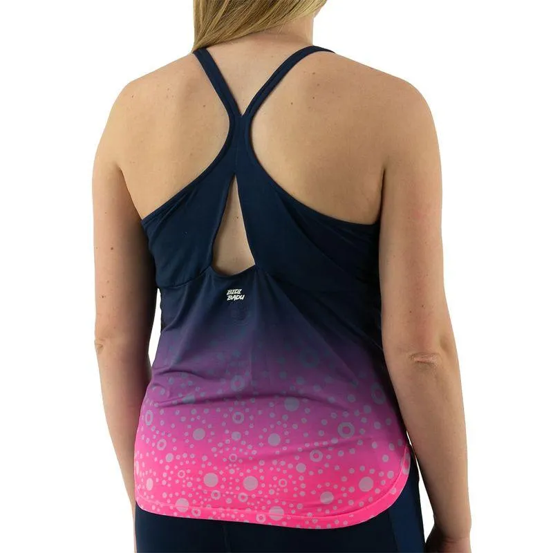 Women's Colortwist Tank Pink and Dark Blue