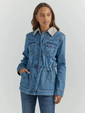 Women's Wrangler Anorak Denim Barn Coat