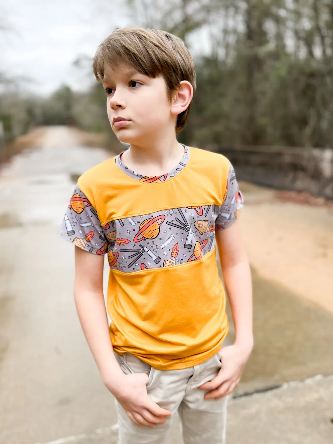 Youth Upton Top Digital Sewing Pattern Sizes NB-16Y