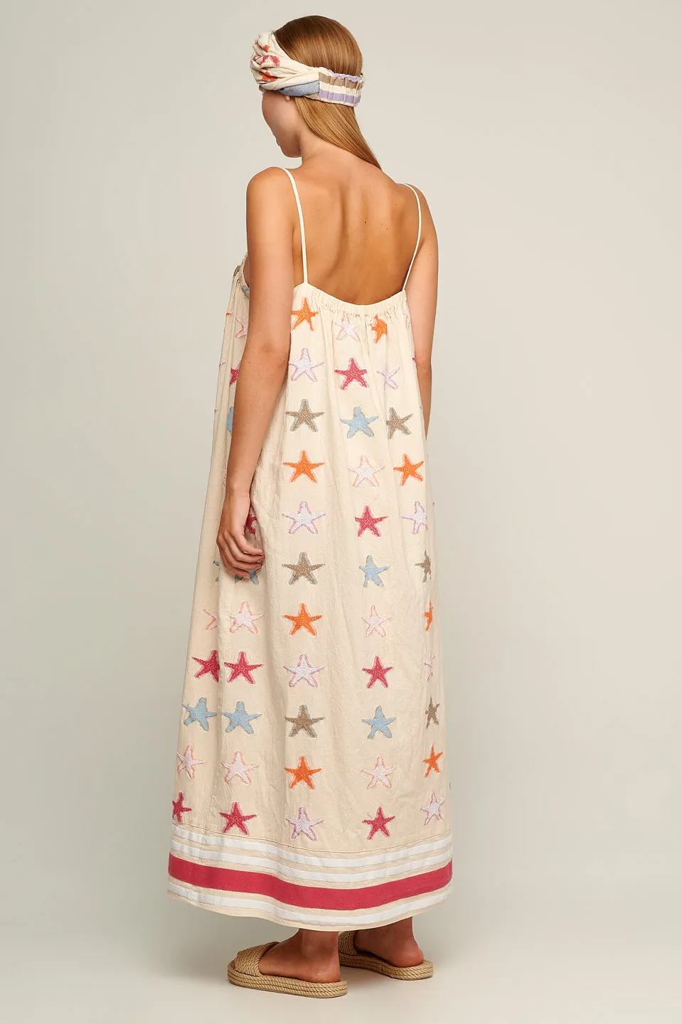 Zakar Strap Maxi Dress - Fuchsia Starfish