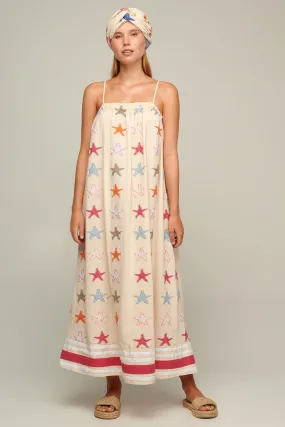 Zakar Strap Maxi Dress - Fuchsia Starfish