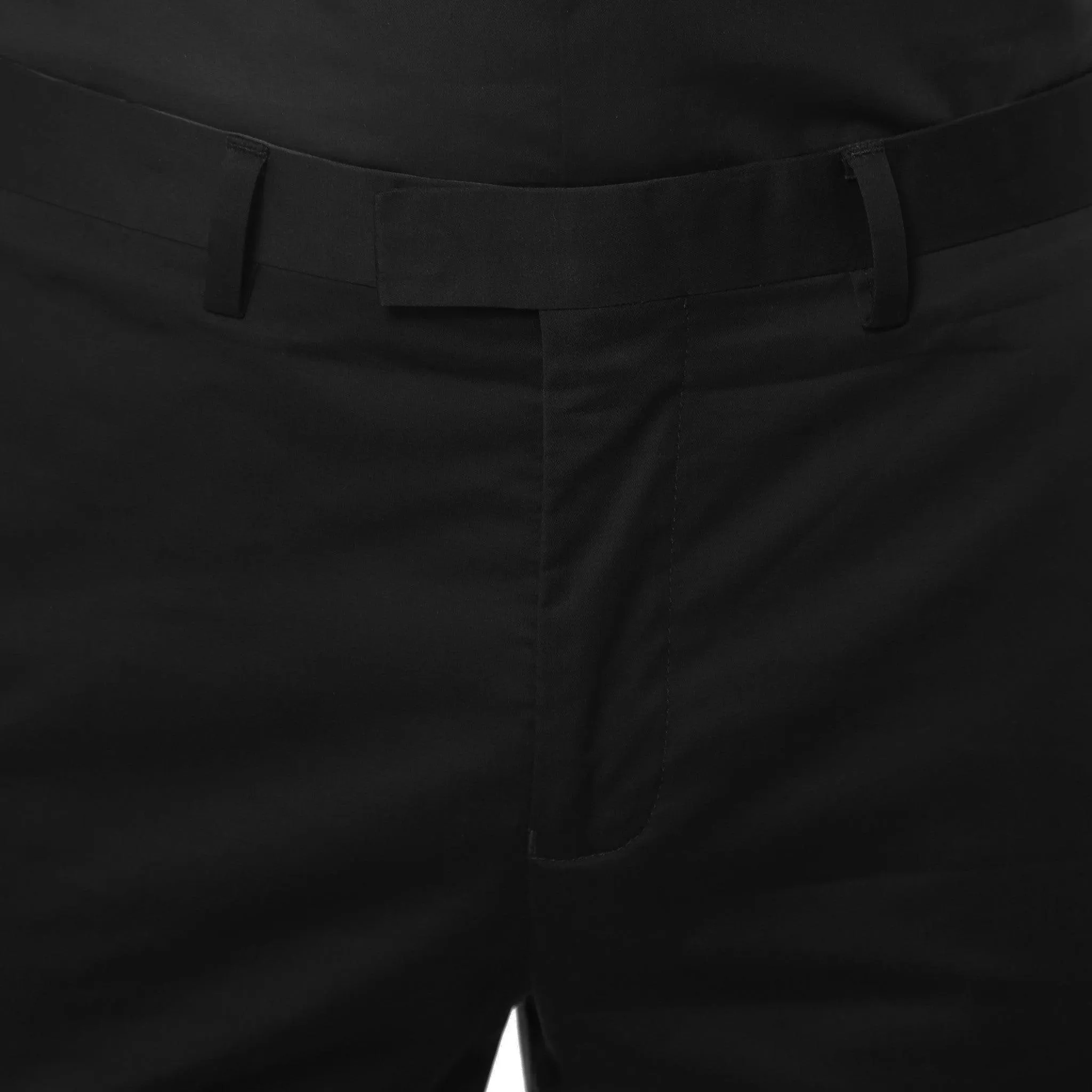 Zonettie Kilo Black Straight Leg Chino Pants